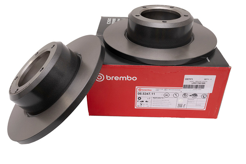 LR017951 - Front Non-Vented Disc (Solid) for Defender, Discovery and Range Rover Classic (PLEASE NOTE: The Delphi Branded Brake Discs Are Priced as Pairs) Image 6