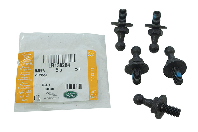LR138284 - Tailgate Strut Ball Stud Pivot - Discovery Sport, Discovery 5, Range Rover Velar, Range Rover Evoque - Genuine Land Rover Item Image 3