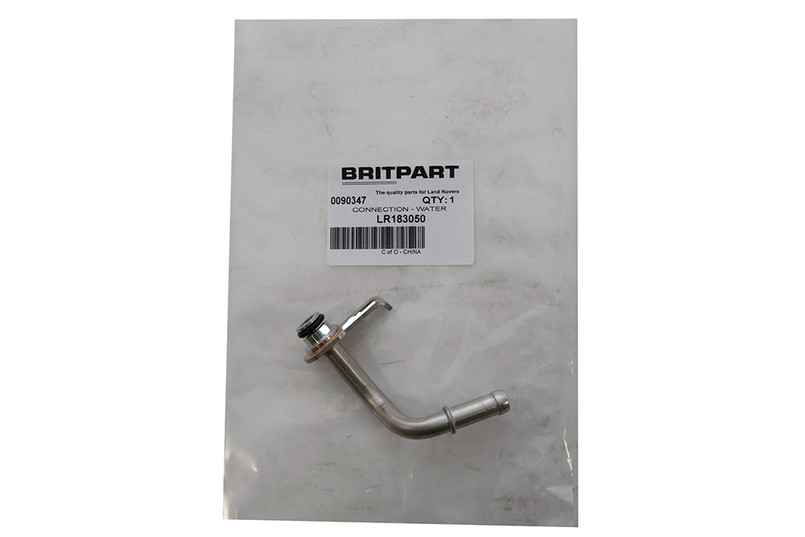 LR183050 - Cooling Connector for Lower Turbo Feed - Ingenium 3.0 Petrol - Genuine Land Rover option available Image 1
