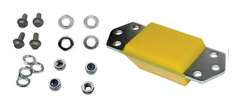 ANR4189PY-YELLOW - Britpart Polyurethane Front or Rear Standard Height Bump Stop in Yellow - For Defender and Discovery 1 Image 2