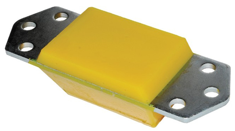 ANR4189PY-YELLOW - Britpart Polyurethane Front or Rear Standard Height Bump Stop in Yellow - For Defender and Discovery 1 Image 3