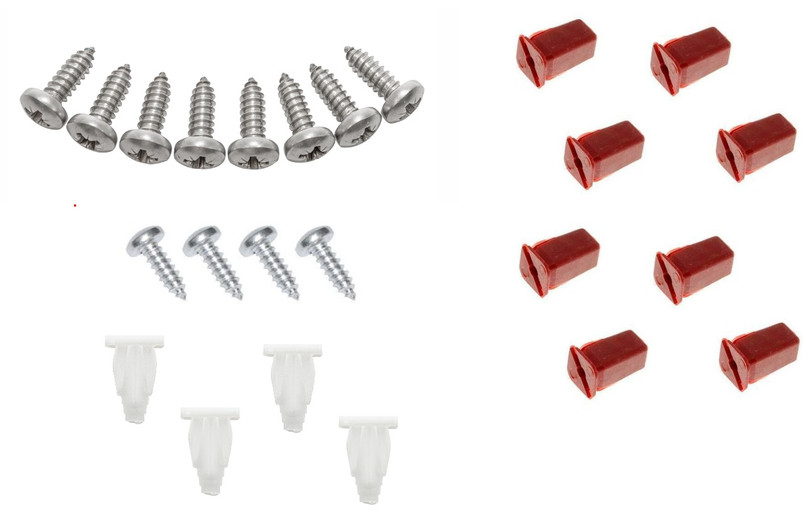 LRC2377 - Land Rover Defender Front Grille and Headlamp Surround Kit In Black Plastic - Fits All Vehicles from 1983-2016 (TD5 Style Surrounds) Image 3