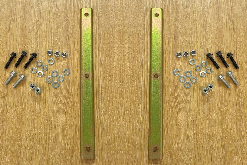 LRC2888 - Front Pair of Mudflap Brackets for Land Rover Defender - Fits 1984-2016 Image 3