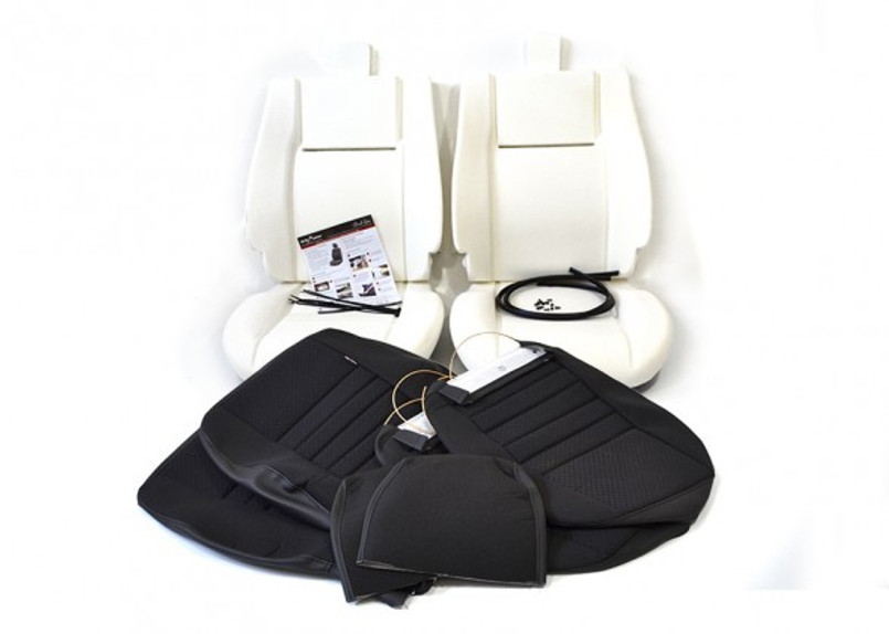 EXT316 - Land Rover Defender 90 and 110 Front Outer Two Seat Retrim Kit - 1983-2007 - By Exmoor Trim Image 2
