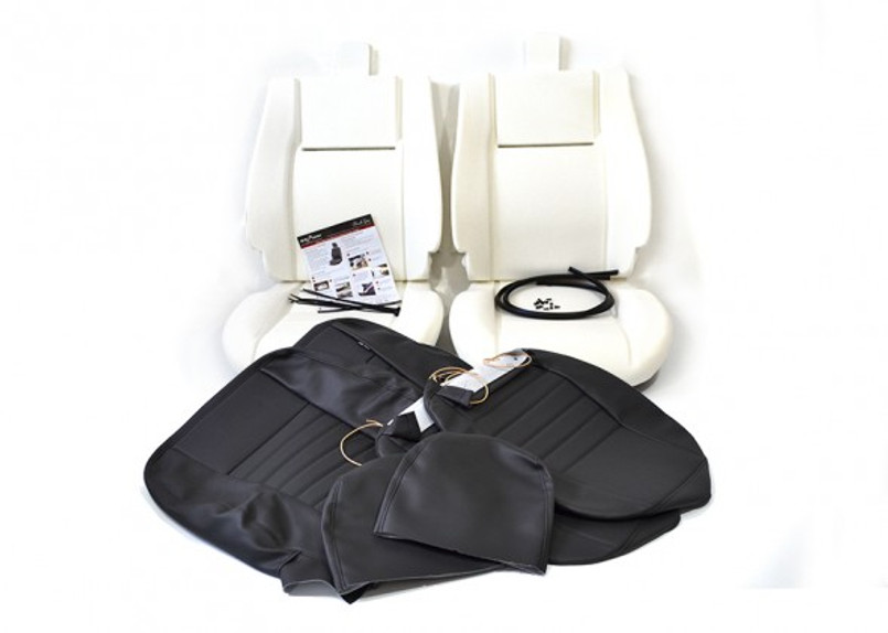 EXT316 - Land Rover Defender 90 and 110 Front Outer Two Seat Retrim Kit - 1983-2007 - By Exmoor Trim Image 3