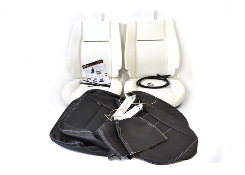 EXT316 - Land Rover Defender 90 and 110 Front Outer Two Seat Retrim Kit - 1983-2007 - By Exmoor Trim Image 8