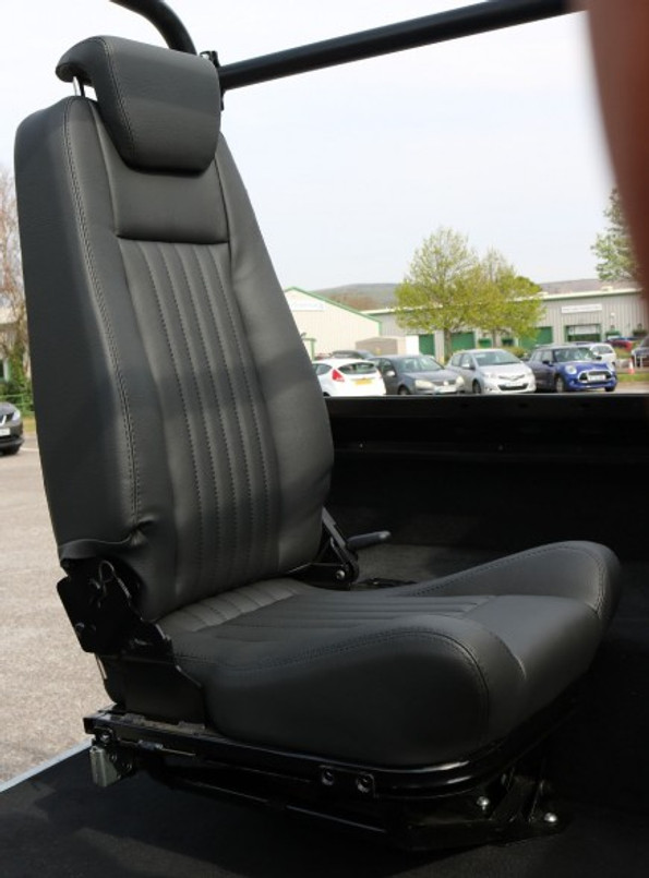 EXT053-LH - Premium Lock and Fold Load Space Seat for Land Rover Defender - Left Hand - by Exmoor Trim - Comes in Multiple Trim Options Image 20