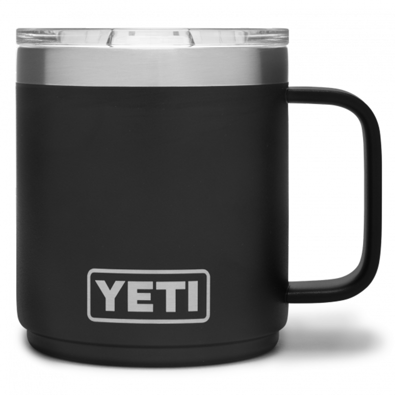 EXT00104 - Yeti Rambler 10 oz (296 ml) Stackable Mug - Black, Navy or Rescue Red colours available - by Exmoor Trim Image 3