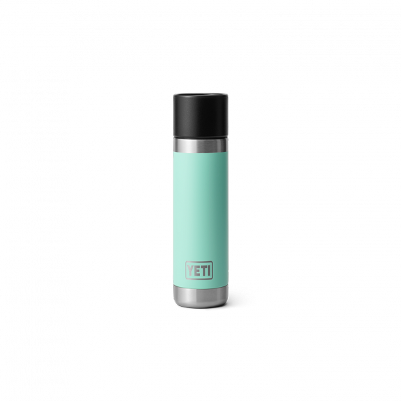 EXT00107 - Yeti Rambler 12 oz (354 ml) Bottle With Hotshot Cap - Black, Navy or Seafoam colours available - by Exmoor Trim Image 2