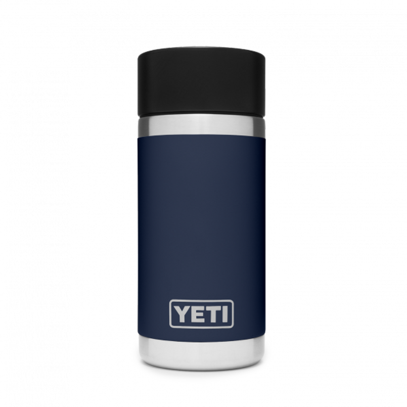 EXT00107 - Yeti Rambler 12 oz (354 ml) Bottle With Hotshot Cap - Black, Navy or Seafoam colours available - by Exmoor Trim Image 4