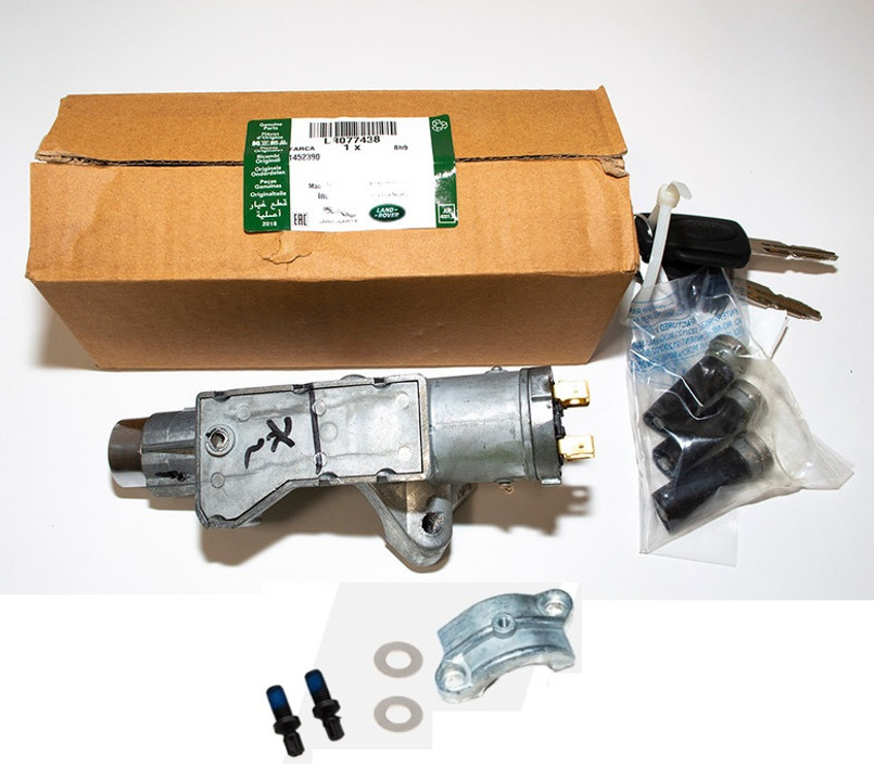 LRC10948 - Complete Ignition Lock and Clamp Kit - 3 Door and Steering Lock Set - Defender TDi and TD5 - Genuine Land Rover option available Image 6