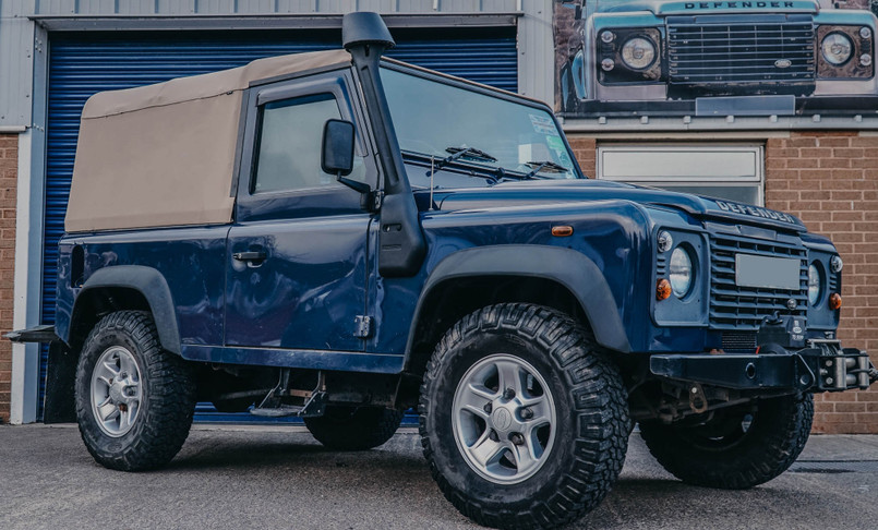 EXT248-XS - 90 XS Hood for Land Rover Defender in Sand - By Exmoor Trim Image 6