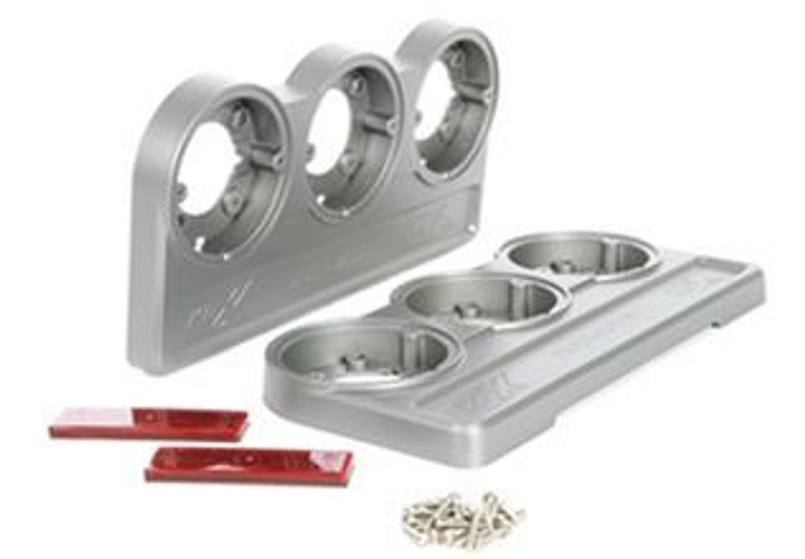 KBX-31 - KBX Multi Fit Lamp Guards for Defender NAS Lights - Comes as a Pair for Six NAS 95mm Lamps - Choice of Colours Available Image 6