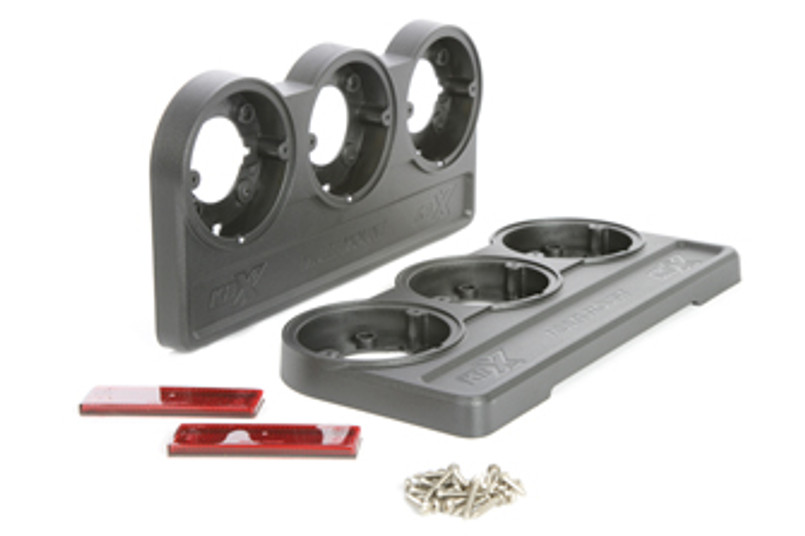 KBX-31 - KBX Multi Fit Lamp Guards for Defender NAS Lights - Comes as a Pair for Six NAS 95mm Lamps - Choice of Colours Available Image 3