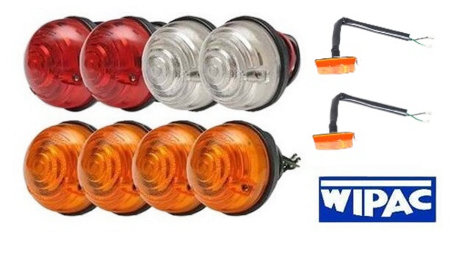 DA1077G - Genuine Wipac Full Vehicle Light Kit (4 Indicator, 2 Stop, 2 Side) - For Defender (up to 1994) and Land Rover Series Image 4