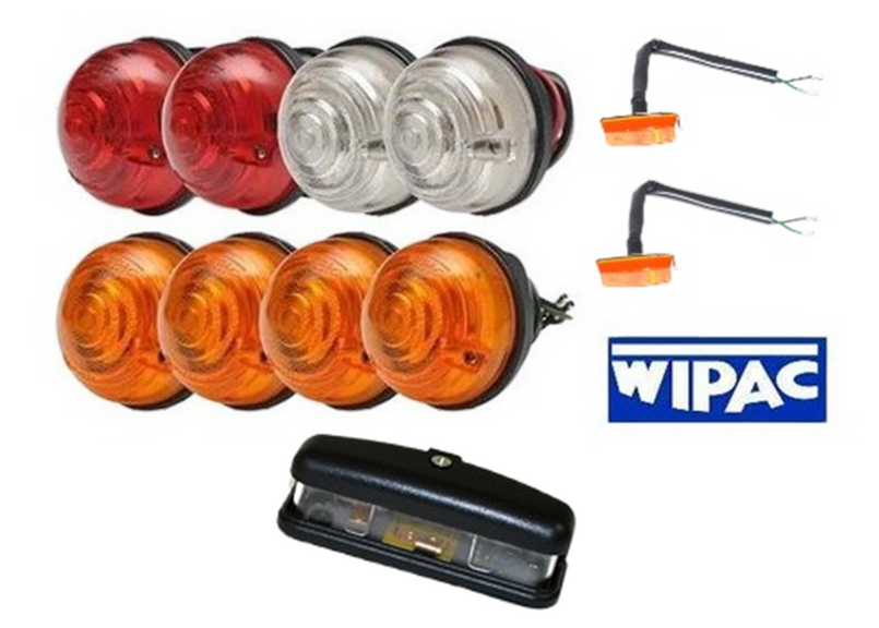 DA1077G - Genuine Wipac Full Vehicle Light Kit (4 Indicator, 2 Stop, 2 Side) - For Defender (up to 1994) and Land Rover Series Image 5