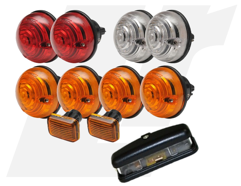 DA1080G - Genuine Wipac Full Vehicle Light Kit (4 Indicator, 2 Stop, 2 Side and 2 Side Repeater) - For Defender (from 1994 Onwards) OEM Image 3