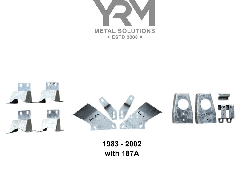 YRM512 - Galvanised Body to Chassis Brackets Kit - Land Rover Defender 110 2/3 Door Pick Up/Van - by YRM Image 3