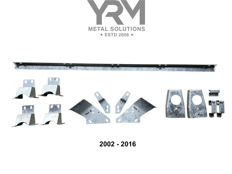 Copy of YRM512 - Galvanised Body to Chassis Brackets Kit - Land Rover Defender 110 2/3 Door Pick Up/Van - by YRM Image 4
