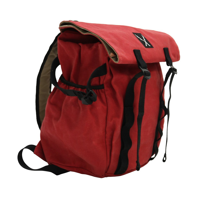 EXT551 - Waxed Canvas Ruck Sack with Black Straps - by Exmoor Trim - Various Colours Available Image 15