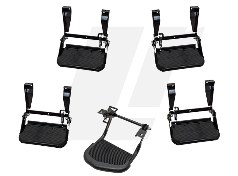 LRC11028 - Folding Side Step Set for Defender - Genuine Style Fold-Down Side Steps for Land Rover Defender 90 & 110 - Includes Side and Rear Steps Image 6