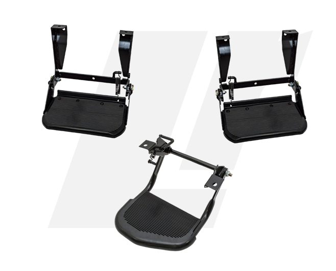 LRC11028 - Folding Side Step Set for Defender - Genuine Style Fold-Down Side Steps for Land Rover Defender 90 & 110 - Includes Side and Rear Steps Image 7