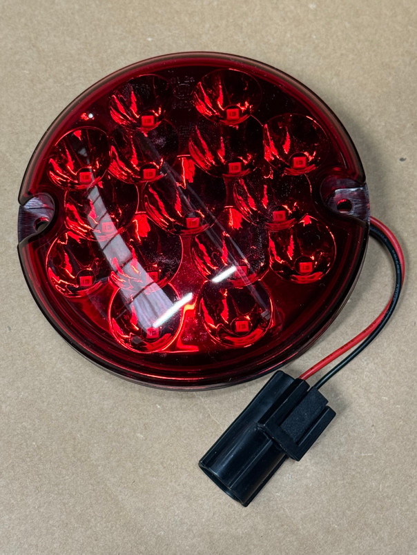 LR048201LED - Rear LED Fog Lamp in Red for Land Rover Defender - 95mm - Aftermarket or Wipac Available Image 4