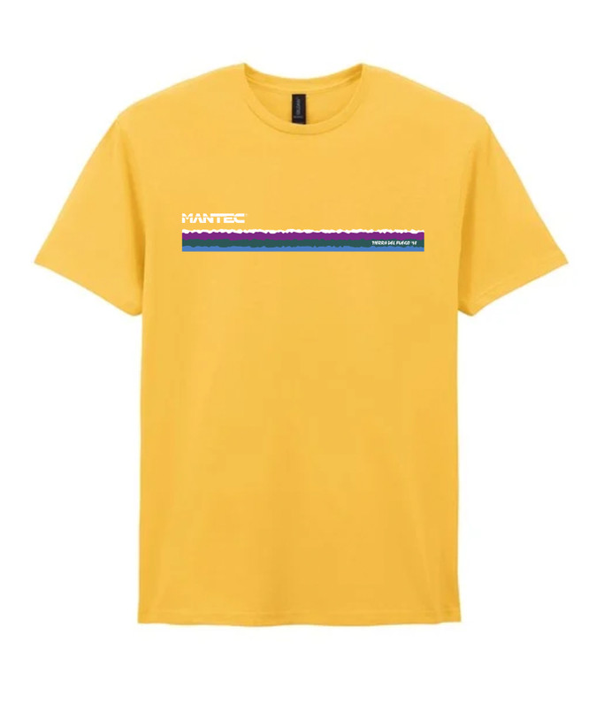 LRC0500 - Mantec Branded Short Sleeve T-Shirt - In Black or Yellow - Tierra Del Fuego Image 13