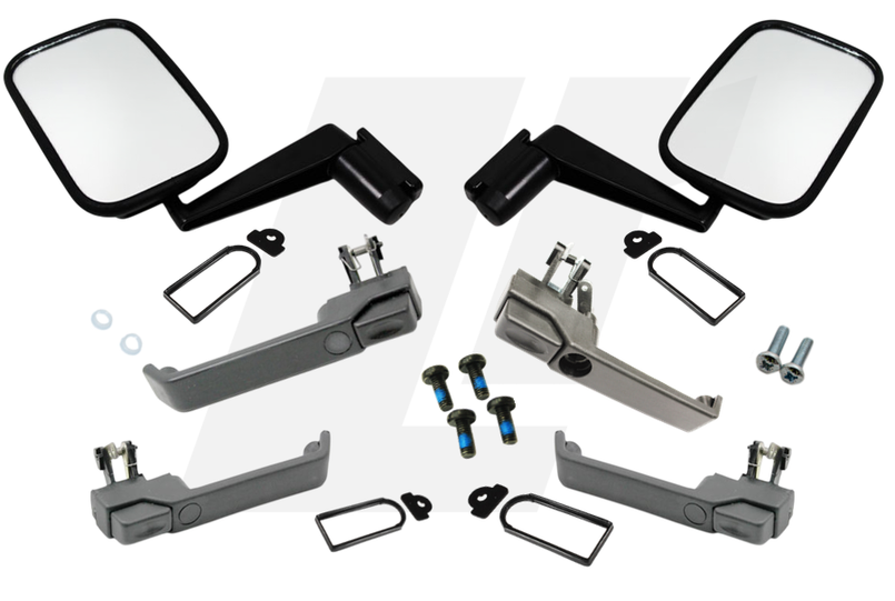 LRC350 - Defender Plastics Refresh Kit - Replace Those Faded Door Handles and Mirrors - Defender 90 and 110 options available - EXCLUSIVE TO LR PARTS Image 2