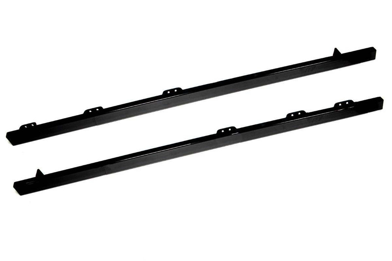 TF815 - Rock Sliders Black Defender 130 by Terrafirma Image 1