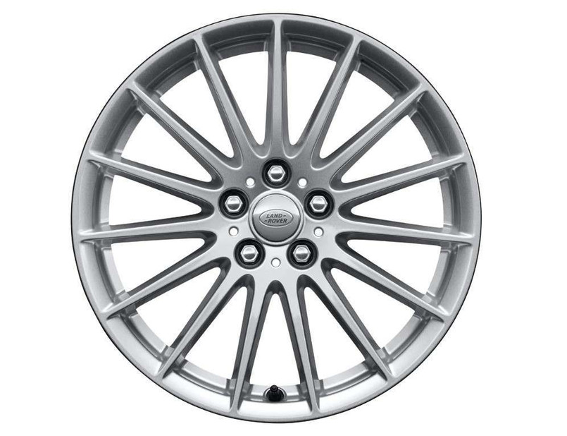 LR091517 - Range Rover Velar Alloy Wheel - 18" x 7.5 - 15 Spoke Style 1022 - In Silver Sparkle - Genuine Land Rover Image 1
