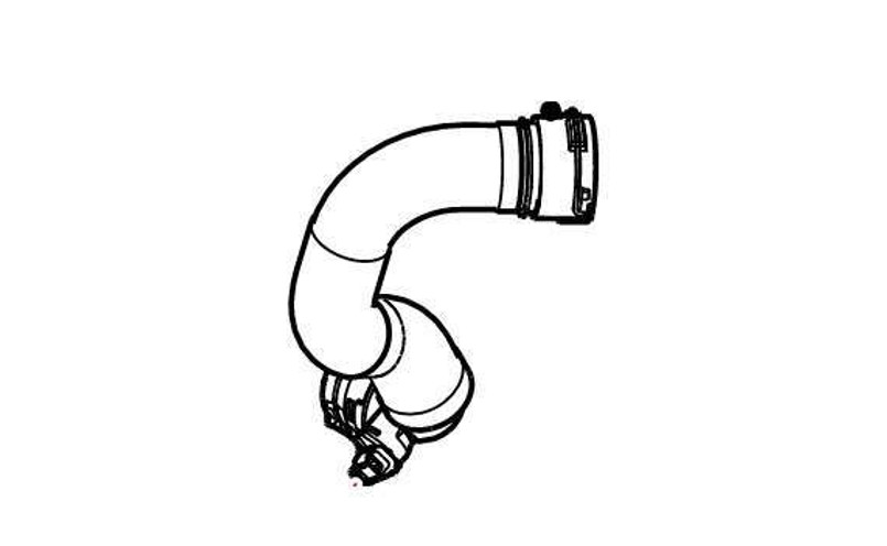 LR094114 - Lower Radiator Hose for 2.0 Ingenium Petrol - Range Rover Evoque and Discovery Sport - Genuine Land Rover Image 1