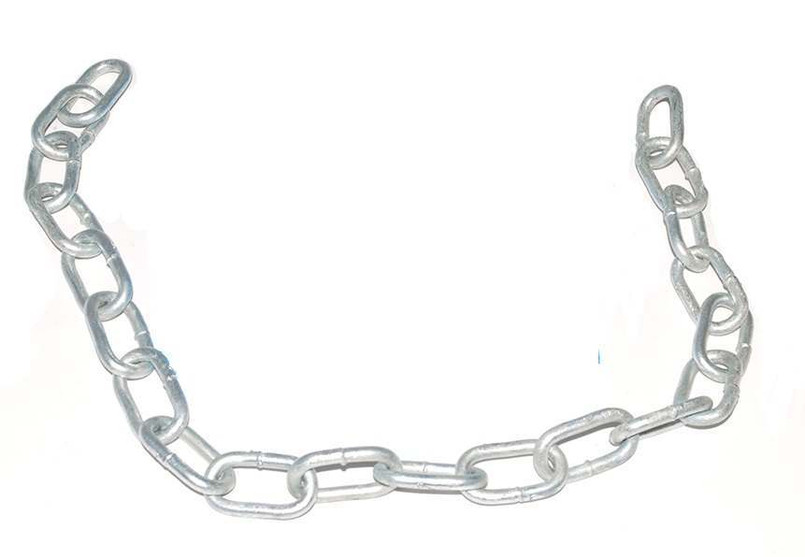 MTC1827 - Drop Down Tailgate Chain for Land Rover Series and Defender - Galvanised 28mm Image 1