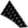 LR158BO/S - Off Side Safari Rear Defender Lower Quarter in Chequer Plate (Black) Image 1