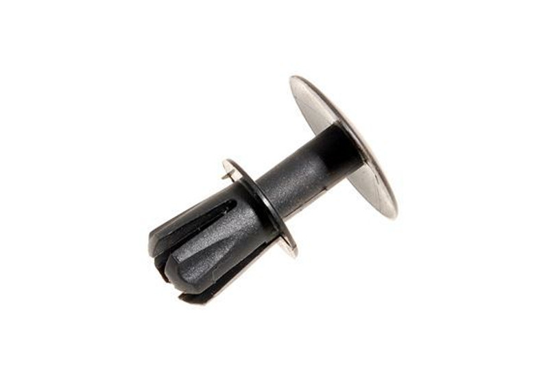 LR115125 - Plastic Retaining Rivet for Range Rover Sport A and D Pillar - Range Rover Evoque and Discovery Sport Fuel Tank Strap - OEM Image 1