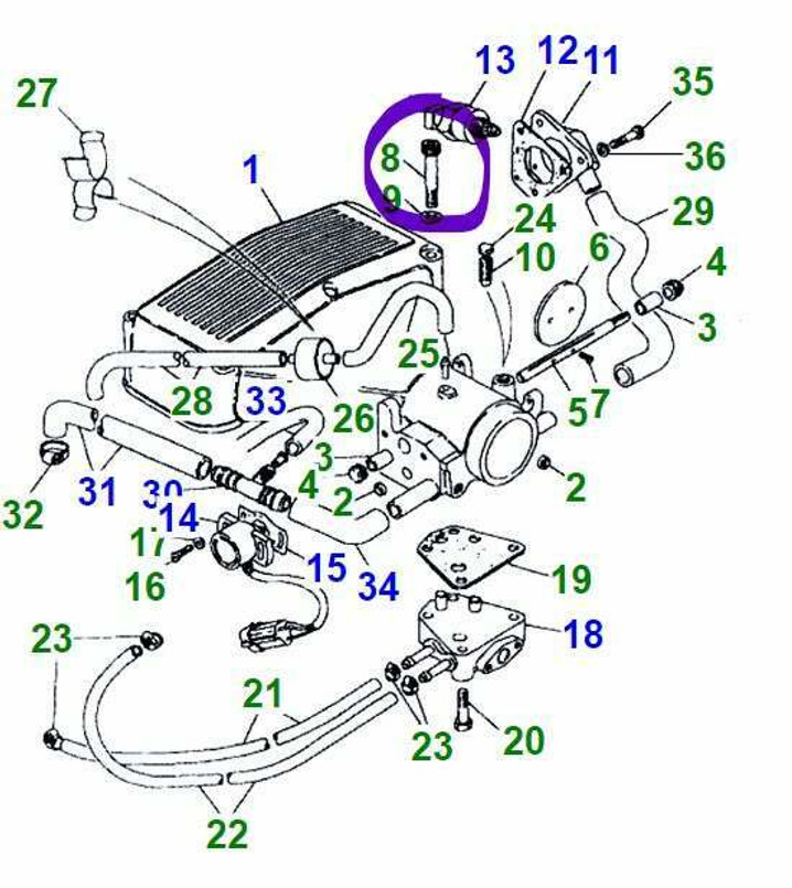 SS108801L - M8 X 80 Screw for Plenum Chamber on Land Rover Discovery 1 and Range Rover Classic Image 1