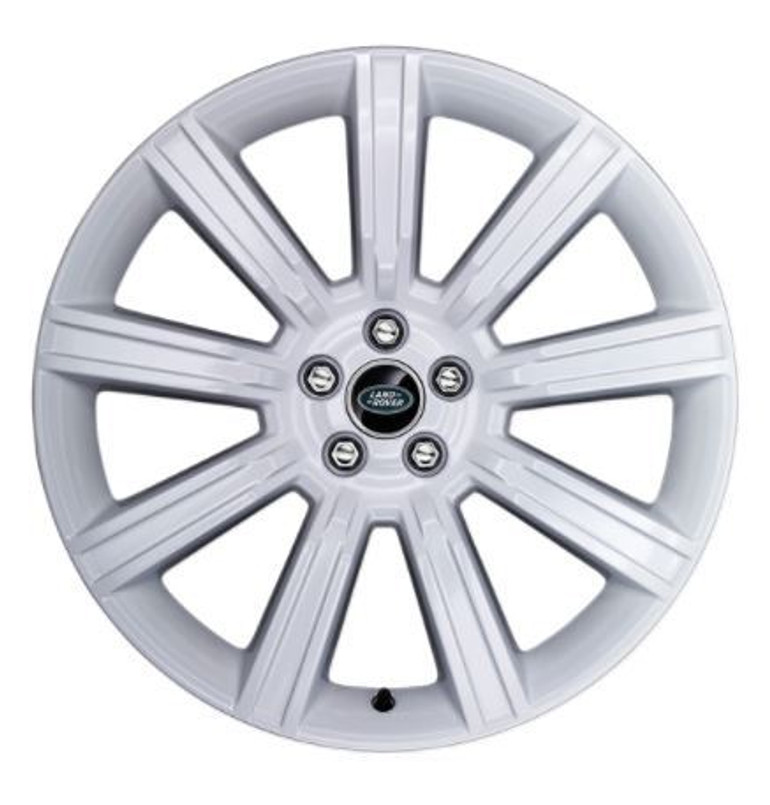 VPLVW0074 - Range Rover Evoque Alloy Wheel - 20" 9 Spoke - Style 901 in Fuji White Finish - Genuine Land Rover Image 1