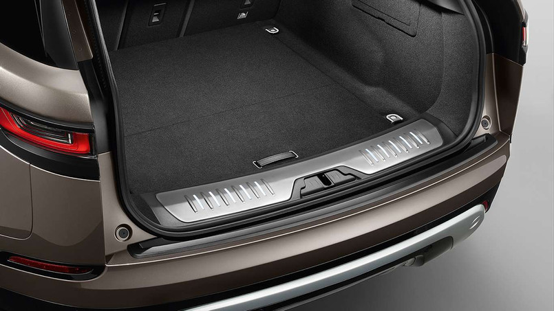 VPLYS0456 - Illuminated Tailgate Door Scuff Plate for Range Rover Velar - Stainless Steel - Genuine Land Rover Image 1