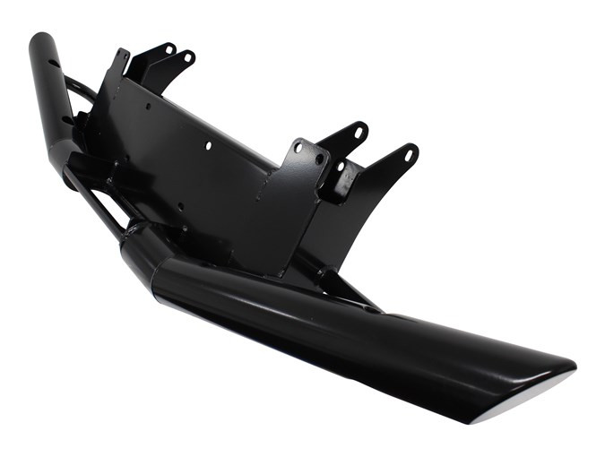 TF003AC - Terrafirma Tubular Winch Bumper for Defender - With Air Con / Without A Bar Image 4