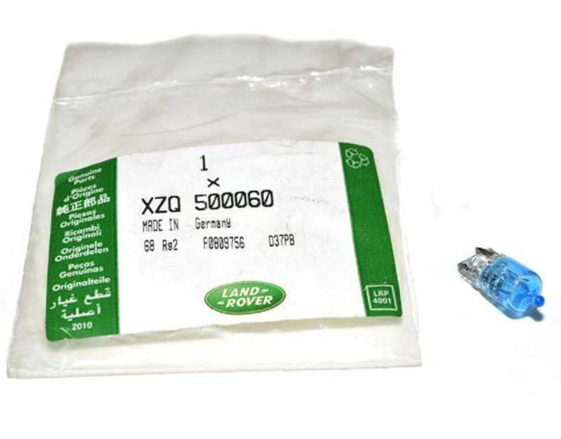 XZQ500060 - Side Light Bulb for Range Rover Sport 2005-2009 - W5W - Cool Blue, Halogen UV-CUT - Genuine Land Rover Image 1