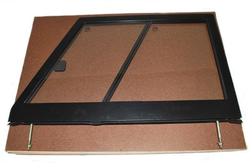 MWC4747 - Left Hand Front Door Top for Military Defender - Glazed with Two Fully Sliding Windows Image 1