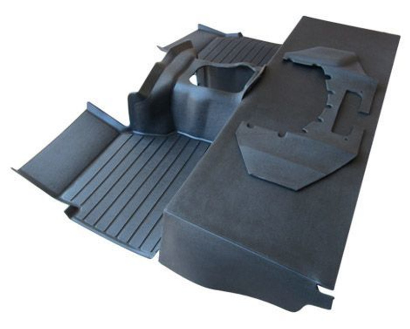 DA1745BLACK - Defender Black LT77 Moulded Matting System - Fits 1983-1993 - By Wright's Off Road  Image 4