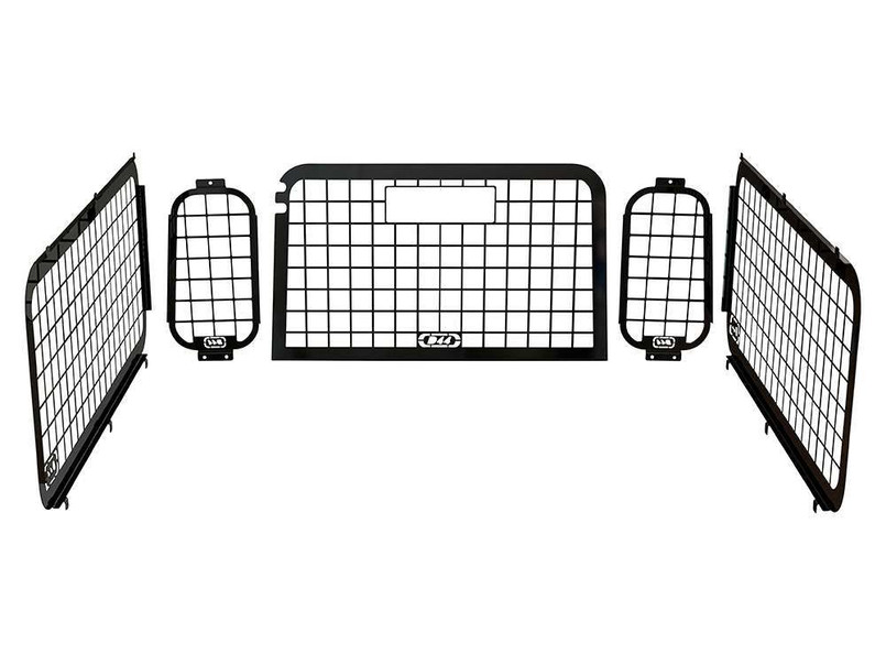 DA1587 - Defender Exterior Window Guards for Defender - 5 Piece Guard Set In Black - Fits Defender from 2002 Onwards Image 4