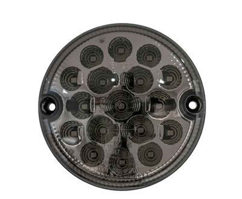 DA1273SM | Defender LED Smoked NAS Front Side Light - Upgraded 95mm LED Light By Wipac - Flashes White Image 2
