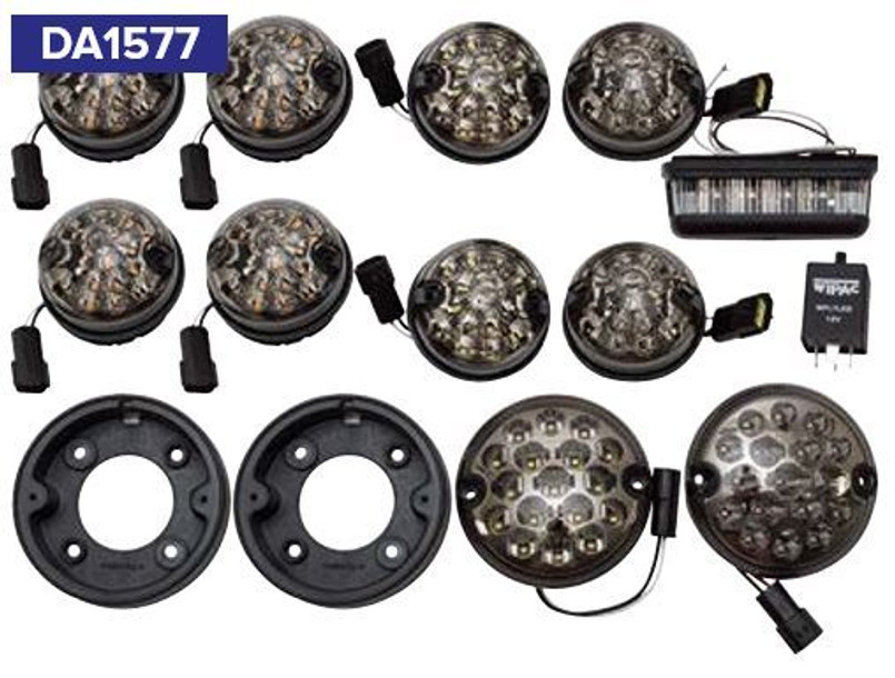 DA1577 - Deluxe Smoked Lens Led Light Kit - Series - Def87 On Image 2