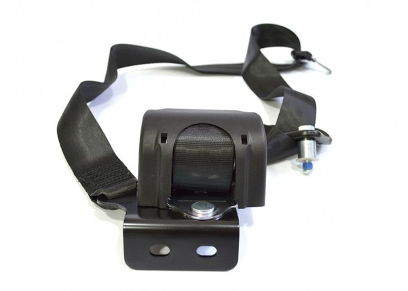 EXT001-6 - Land Rover Defender Front Seat 2 Door Left Hand Inertia Reel & Buckle Stalk - By Exmoor Trim Image 3