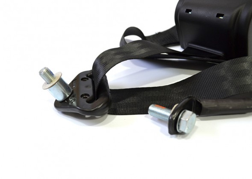 EXT001-6 - Land Rover Defender Front Seat 2 Door Left Hand Inertia Reel & Buckle Stalk - By Exmoor Trim Image 8