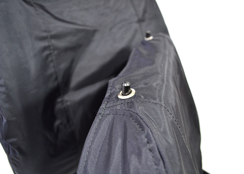 EXT018-10 - Modular Seat Covers (Pair) - Defender 1987-2016 - Black Waterproof Nylon - By Exmoor Trim Image 12