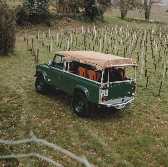 EXT211 - Defender 110 Full Hood - Cotton Canvas - TD5 and TDCi Puma - By Exmoor Trim Image 10