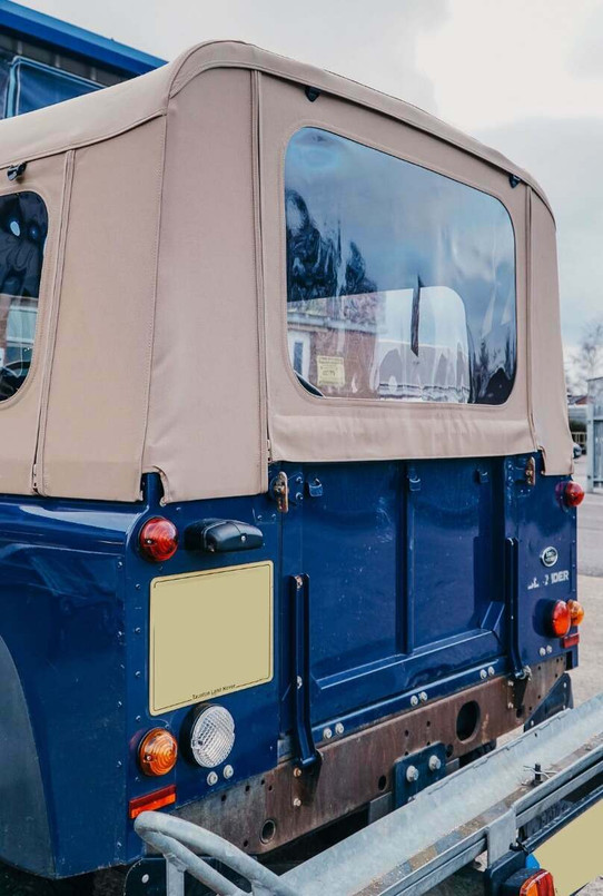 EXT248-1-XS - 90 XS Hood Sand No Alpine / Quarter Windows - By Exmoor Trim Image 3